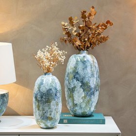 Igino Vase - North Bay Enamel - Set of 2 - RV Astley