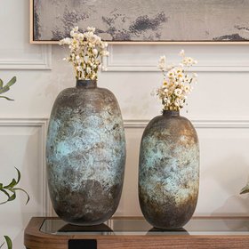 Igino Vase - Weathered Bronze - Set of 2 - RV Astley