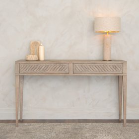 Croft Console Table - Light - RV Astley