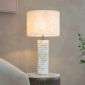 50855 Edel Textured Base Only Table Lamp With 0647 Lighting RV Astley Roomset