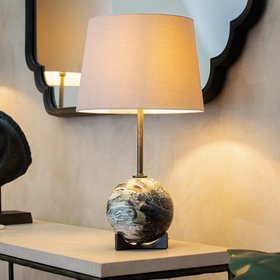 50845 Halvard Table Lamp Lighting RV Astley Roomset