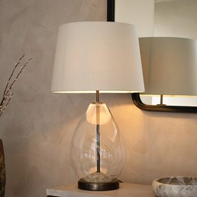 50863 Kallestad Dark Bronze Base Only Table Lamp With 0486 Lighting RV Astley Roomset
