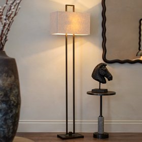 50861 Danby Dark Bronze Floor Lamp Lighting RV Astley Roomset