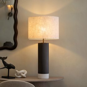 50825 Emrys Table Lamp Base Only With 0647 Lighting RV Astley Roomset