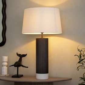 50825 Emrys Table Lamp Base Only With 0484 Lighting RV Astley Roomset