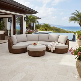Hambridge Curved Corner Sofa Set