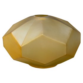 50869 Zito Wide Yellow Glass Shade Lighting RV Astley Front