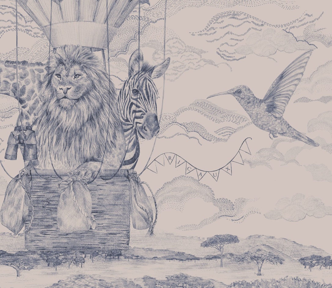 Personalised Lyons Den Wallpaper - Victoria Sanders