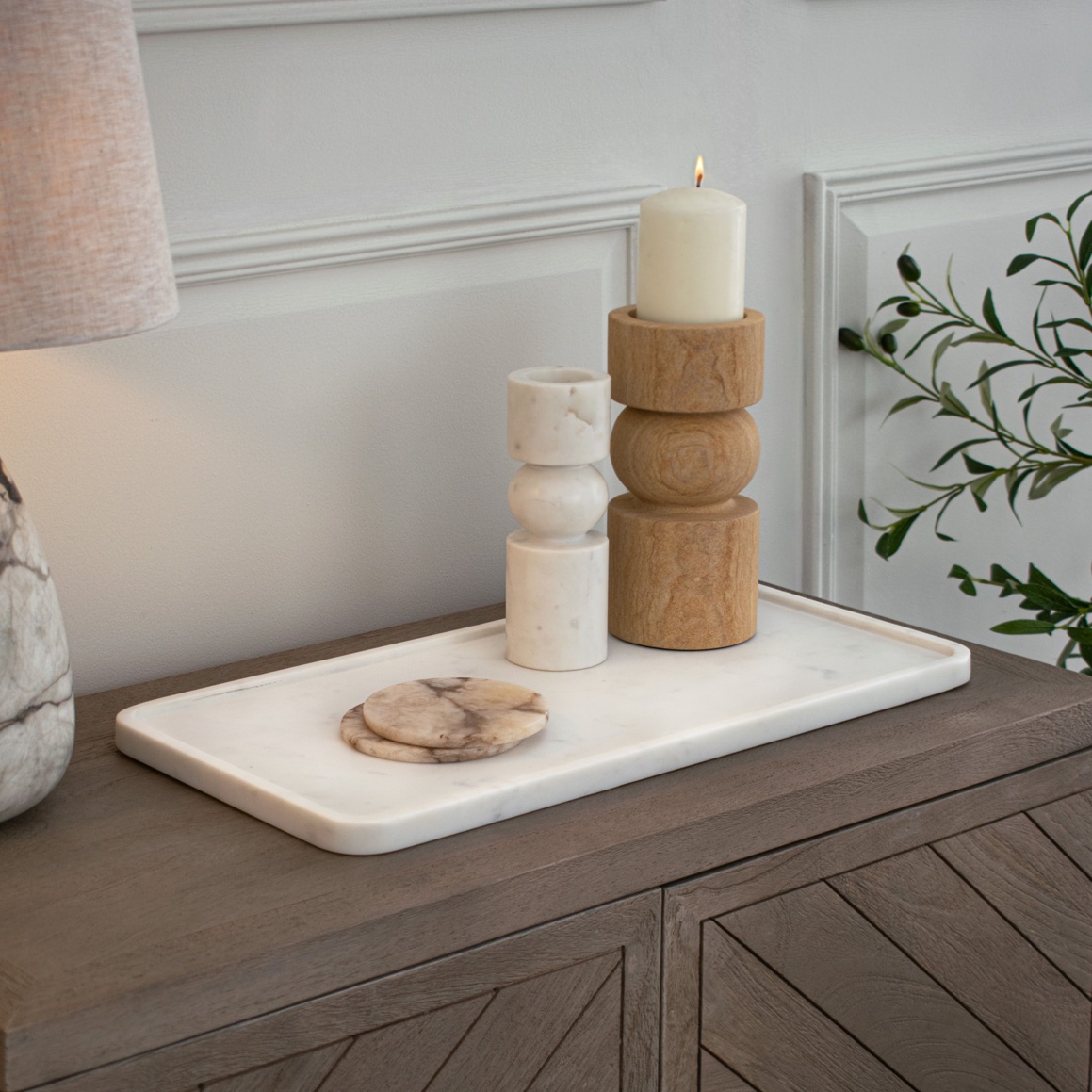 Kiara Plate - White - RV Astley