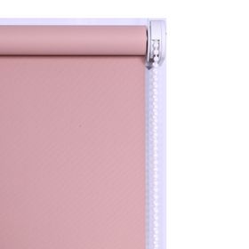 Boreas Corded Pink Plain Blackout Roller blind (W)180cm (L)180cm