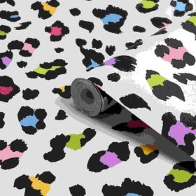 Envy Big Cat Tutti Frutti Animal Print Smooth Wallpaper Sample