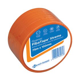 Gyproc Fibatape xtreme extra wide Fibreglass Orange Jointing tape (L)75m (W)100mm