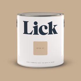 Lick Beige 07 Eggshell Emulsion paint, 2.5L