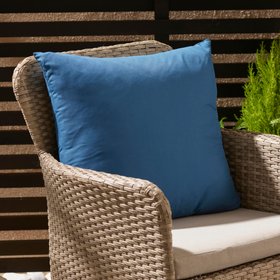 Moroccan blue Indoor & outdoor Cushion (W)50cm