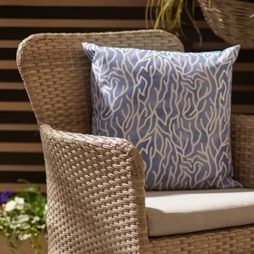 GoodHome Elos Beige Rattan effect 2 Seater Bistro set