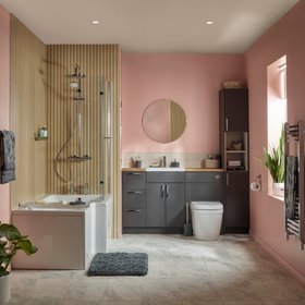 Ennis graphite bathroom