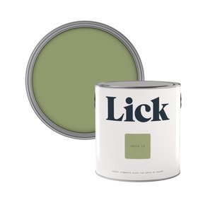 Lick Green 18 Matt  Emulsion paint, 2.5L