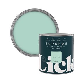 Lick Blue 09 Matt Emulsion paint, 2.5L