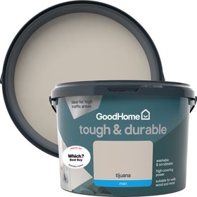 GoodHome Tough & Durable Tijuana Matt Wall & ceiling Emulsion paint, 2.5L
