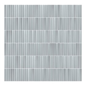 Orda Grey Matt Kitkat Ceramic Mosaic tile, (L)293mm (W)296mm