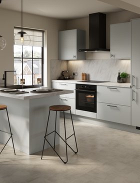 Goodhome Elcot matt steel grey