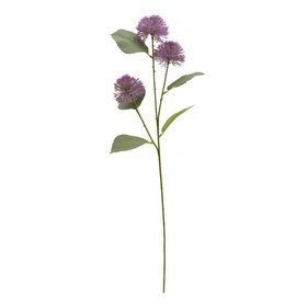 Lavender Viburnum 3 Bud Single stem Artificial flower (H) 650mm