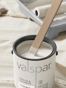 Valspar Coconut Juice Matt Wall & ceiling Paint, 2.5L
