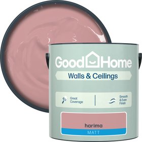 GoodHome Walls & Ceilings Harima Matt Emulsion paint, 2.5L