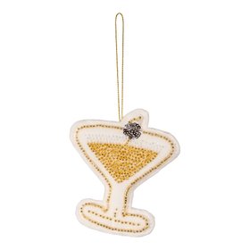 Felt Cocktail Hanging decoration - Cream