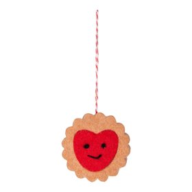 Felt Heart biscuit Hanging decoration - Multicolour Felt Heart biscuit Hanging decoration - Multicolour Felt Heart biscuit Hanging decoration - Multicolour  Felt Heart biscuit Hanging decoration - Multicolour