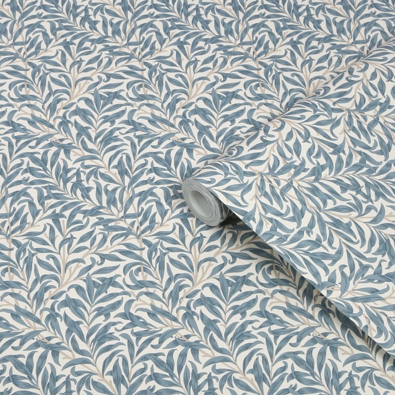 William Morris at Home Ditsy Blue Willow Boughs Classic Smooth Wallpaper