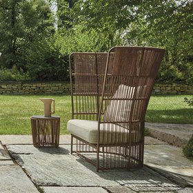 Designer Outdoor High Lounge Chair Varaschin Tibidabo