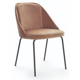 Pacini E Cappellini Amy Dining Chair Metal Legs