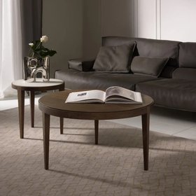 Pacini E Cappellini Dominique Round Coffee Table Dia 90 Cm