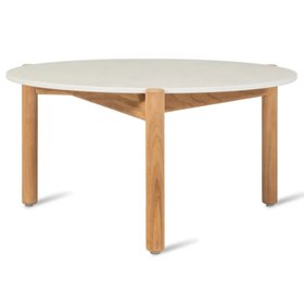 Vincent Sheppard Oda Outdoor Coffee Table Teak Ceramic