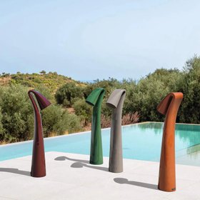 Designer Outdoor Floor Lamp Swan By Talenti
