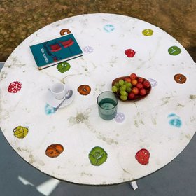 Lava Stone Bistrot Table By Domiziani Round Large