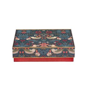 Arts & Crafts - Green Strawberry Thief Medium Chocolate Tin