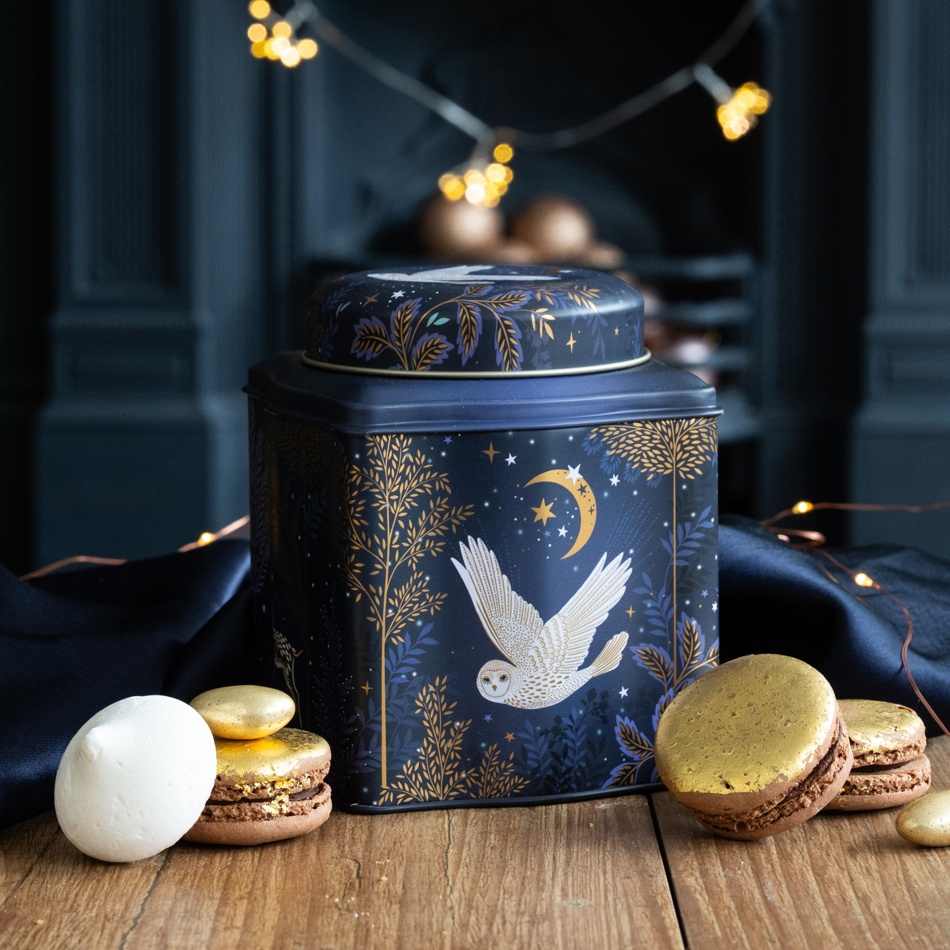 Sara Miller London - Magical Nightfall Wavy Dome lid Caddy