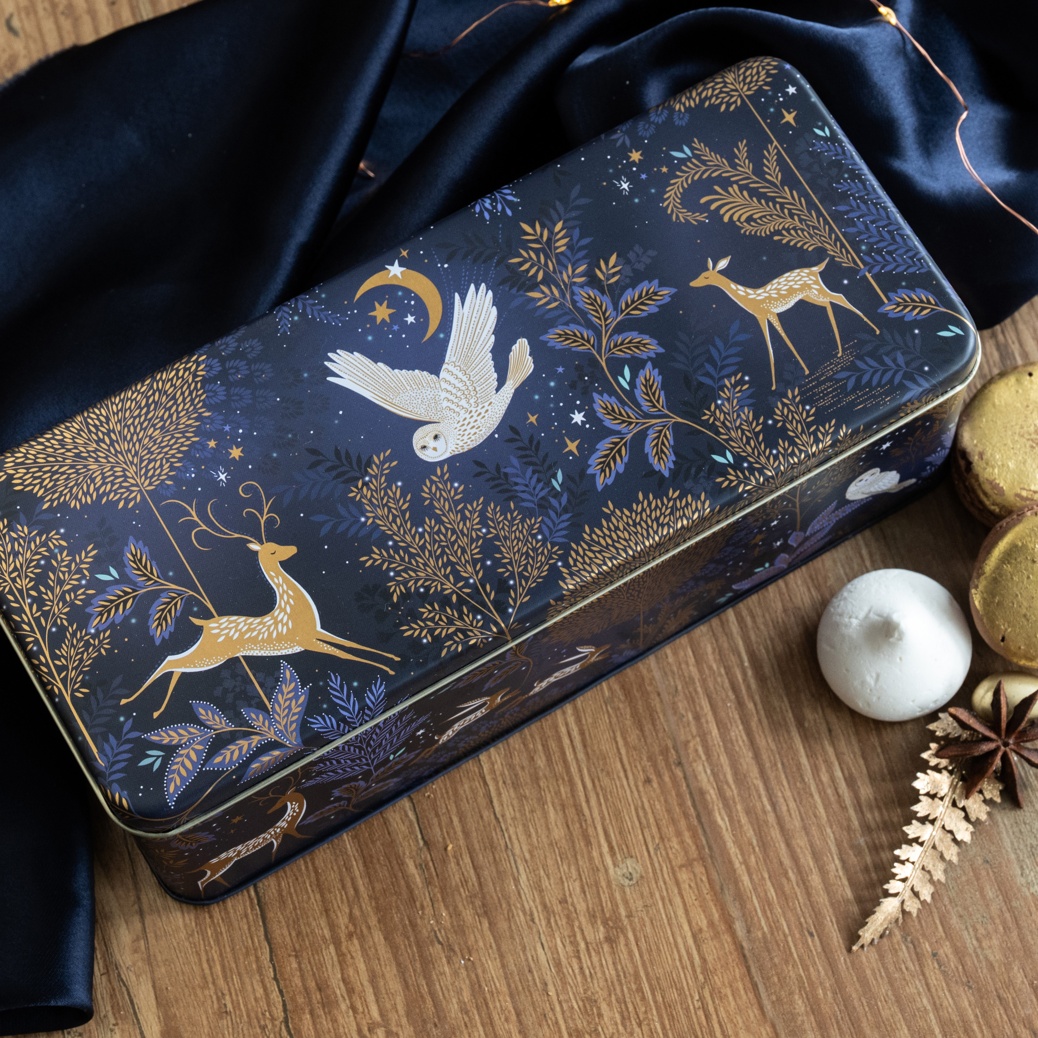 Sara Miller London - Magical Nightfall Long Deep Rectangular Tin