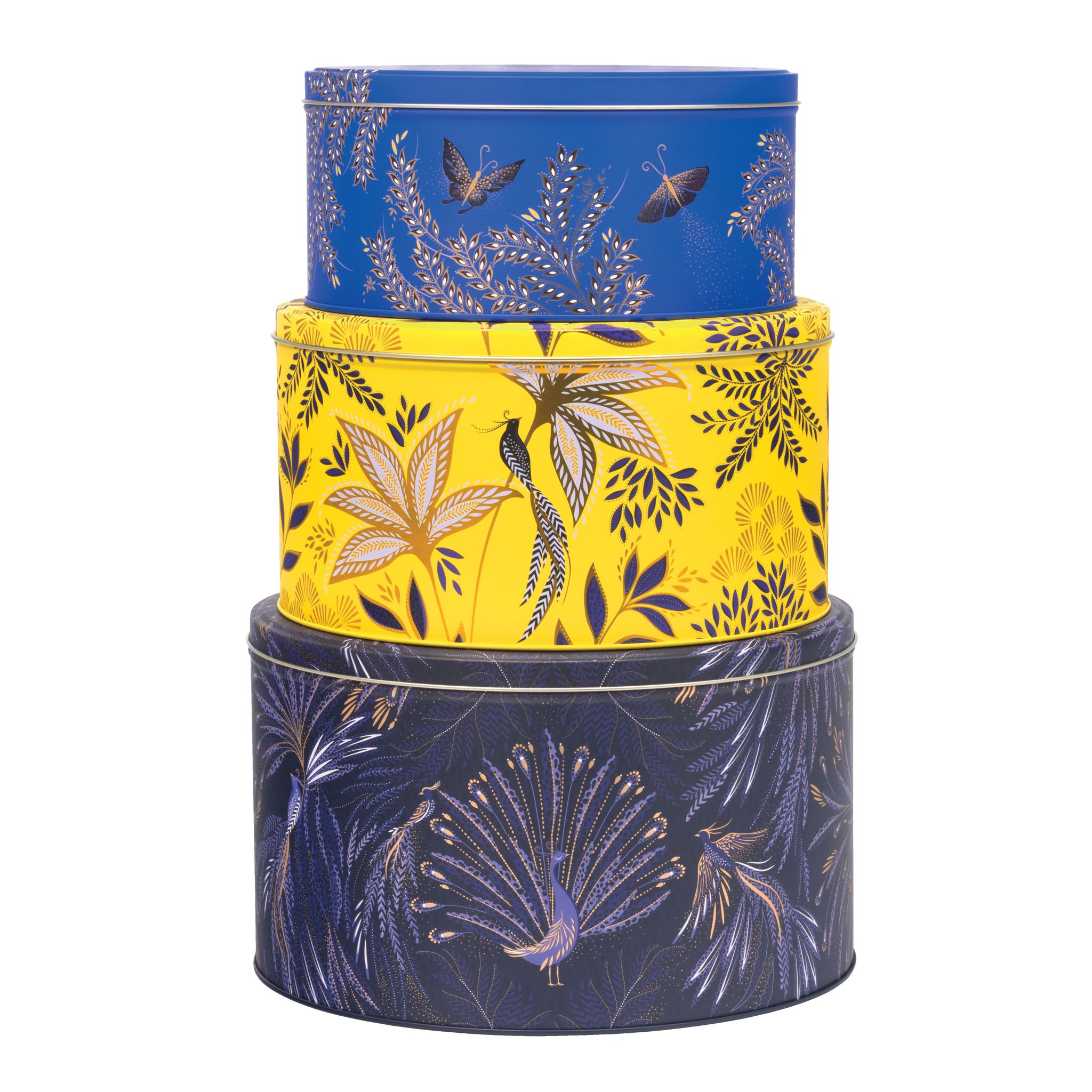 Sara Miller London - Anniversary Set of 3 Round Cake Tins