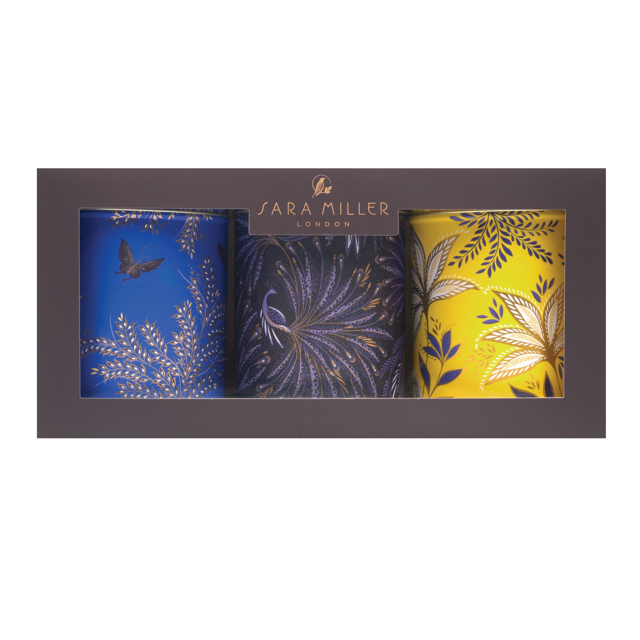 Sara Miller London - Anniversary Set of 3 Round Caddies