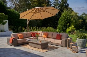 Bridgman Garden Set | 6 Piece Kensington Rattan Modular Sofa Set FF