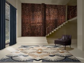 Neutral Living Room | DÊCO Rug  with PLUM Armchair