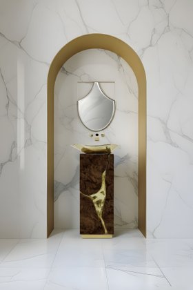 Luxury Bathroom | Lapiaz Pedestal Sink