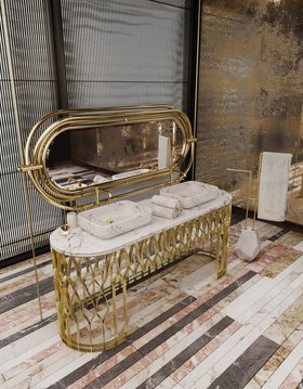 Mecca Washbasin and Colosseum Mirror