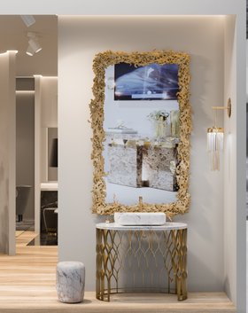 Salone del Mobile Milano 2026 | Mecca Single Washbasin, Cay Rectangular Mirror