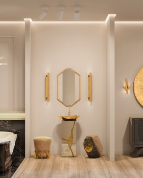 Salone del Mobile Milano 2026 | Lapiaz Pedestal Sink, Sapphire Mirror, Cyrus Wall Light