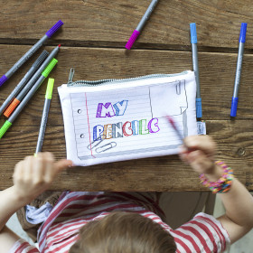 Doodle Pencil Case - colour and draw