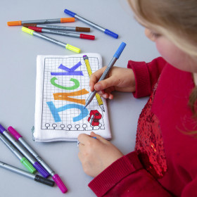 Doodle Pencil Case - colour and draw